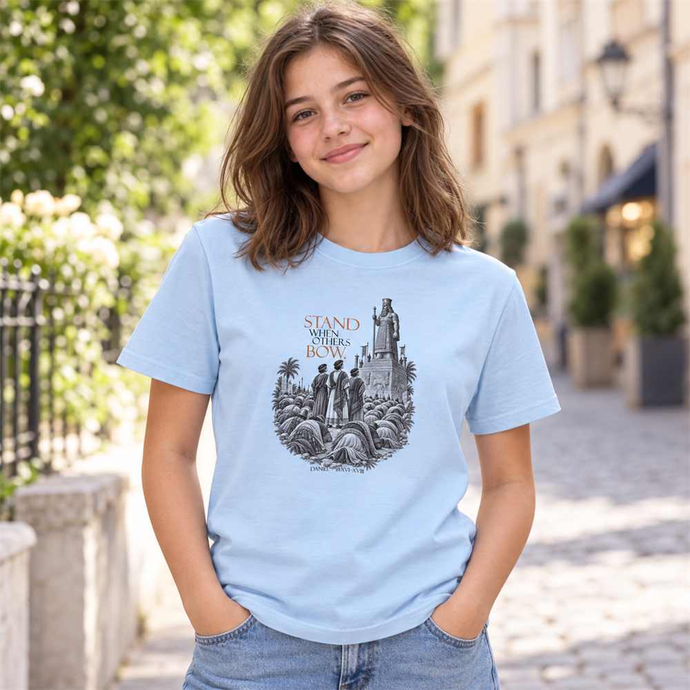 Stand When Others Bow – Unisex-T-Shirt für Jugendliche