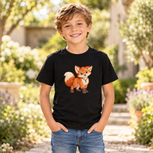 Faithful Fox - Mutig unterwegs - Bio-Baumwoll-T-Shirt für Kinder