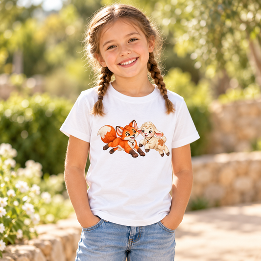 Faithful Friends - Gemeinsam voller Freude - Bio-Baumwoll-T-Shirt für Kinder