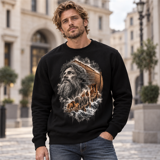 NOAH'S ARK – Unisex Bio-Pullover | Genesis VII:9