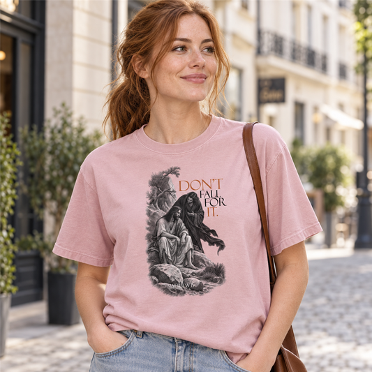 Don’t Fall for It – Schweres Unisex-T-Shirt