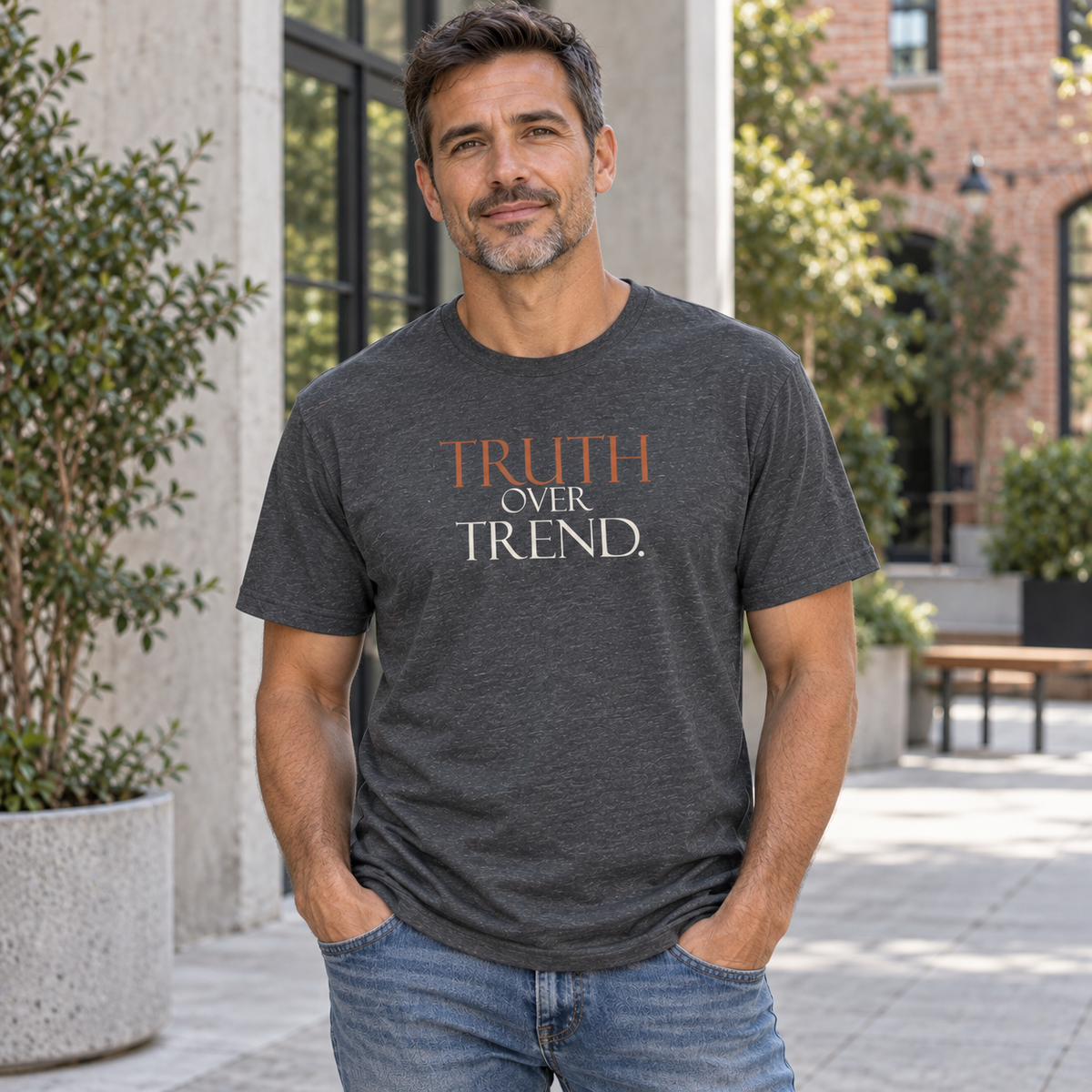 Truth Over Trend. – Weiches Unisex-T-Shirt