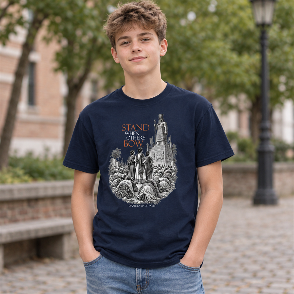 Stand When Others Bow – Unisex-T-Shirt für Jugendliche