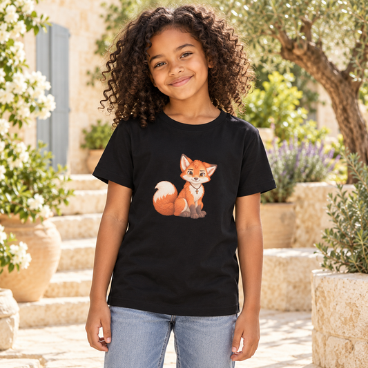 Faithful Fox - Still und geborgen - Bio-Baumwoll-T-Shirt für Kinder