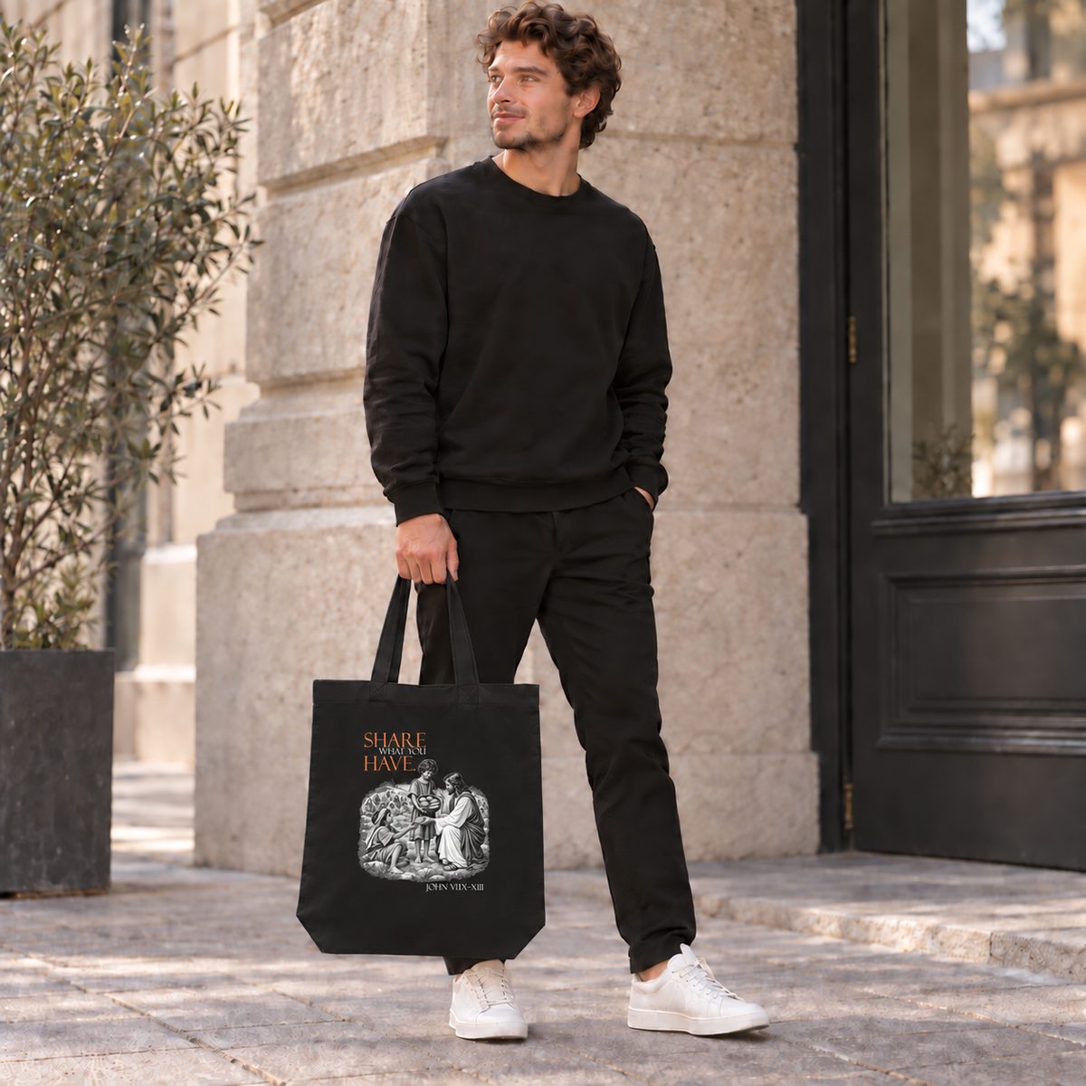 Share What You Have. – Christlicher Bio-Stoffbeutel – KAYDOS
