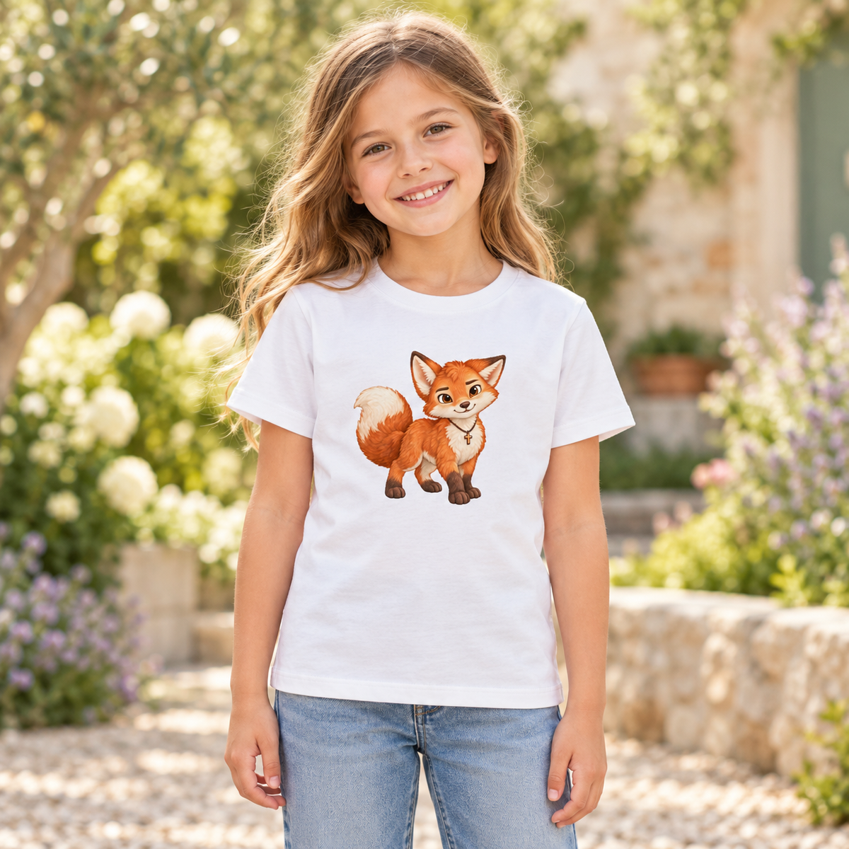 Faithful Fox - Mutig unterwegs - Bio-Baumwoll-T-Shirt für Kinder