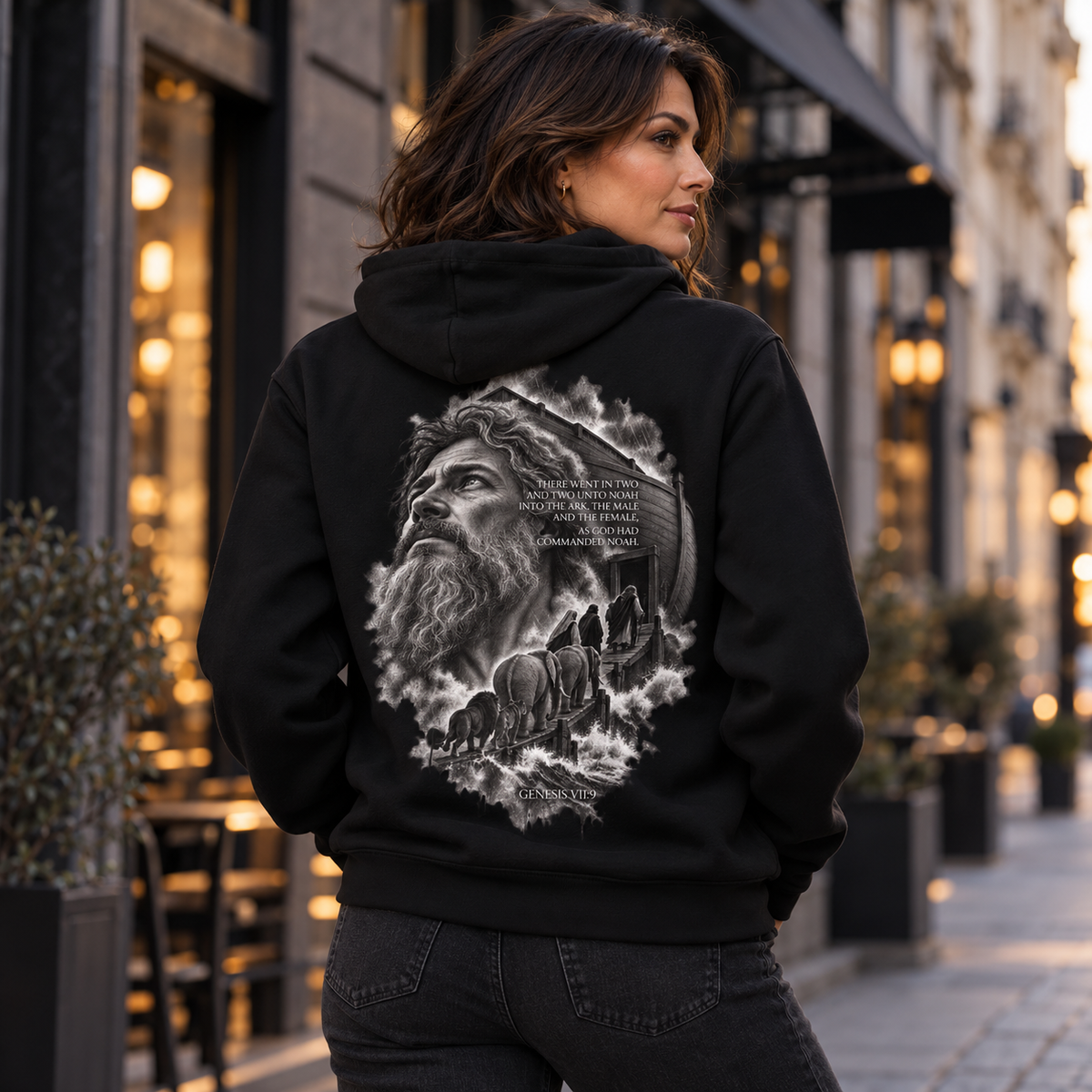 NOAH'S ARK – Unisex Bio-Hoodie | Genesis VII:9